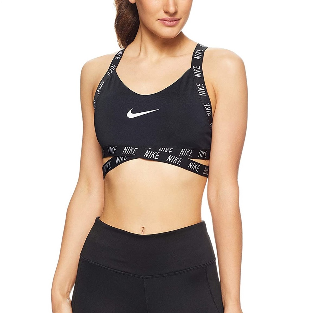 Nike Indy Logo cross cross bra sports size L